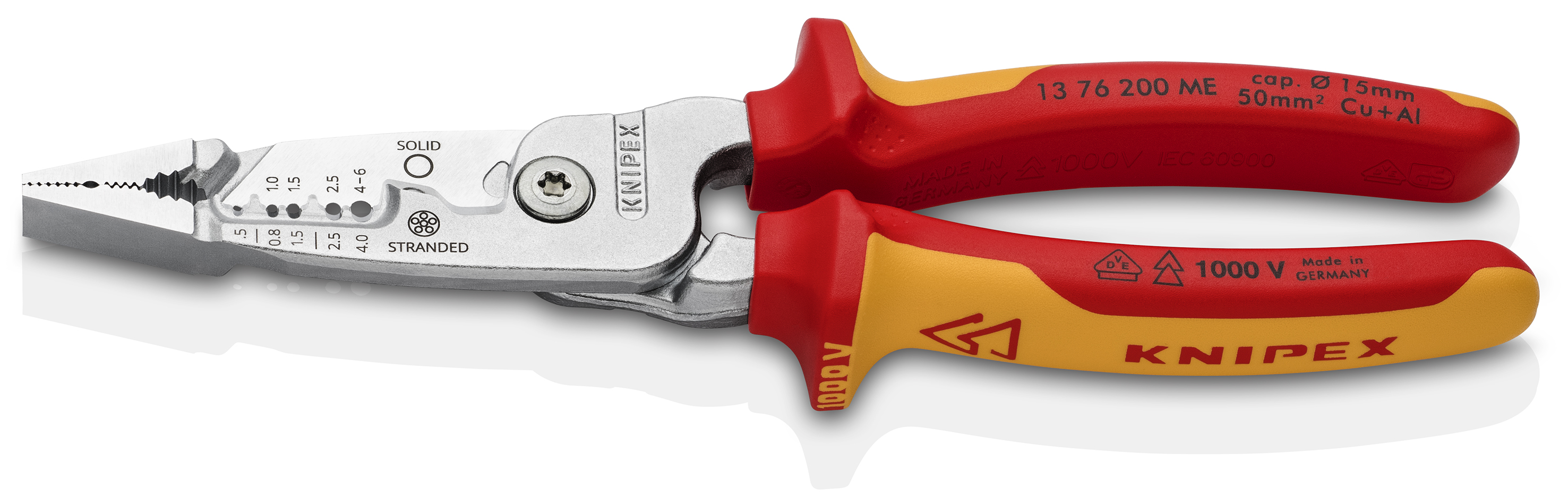 Knipex Knipex 13 Series Wire Stripper Multifunction Wire Stripper, 200 mm Overall
