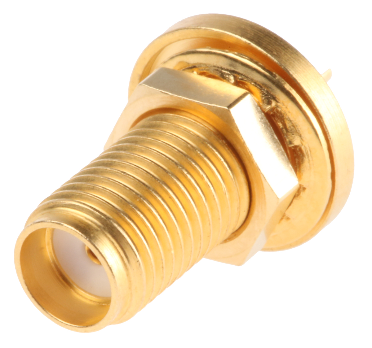 Telegartner, Jack Panel Mount SMA Connector, 50Ω, Solder Termination, Straight Body