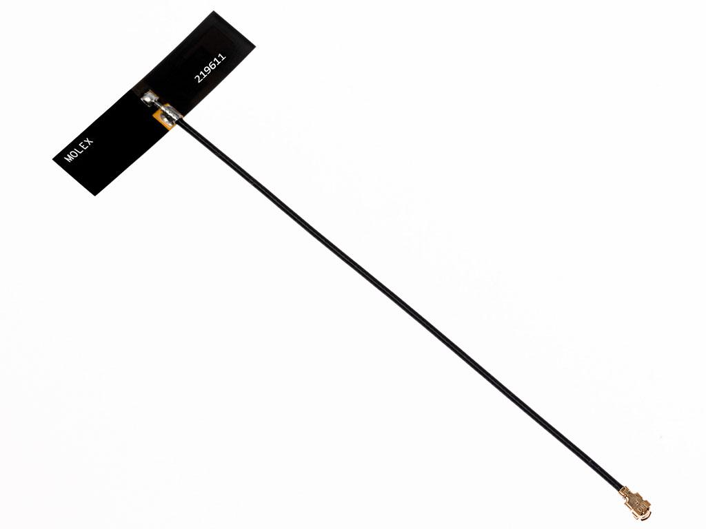 Molex 219611-0100 T-Bar WiFi Antenna with U.FL Connector, WiFi
