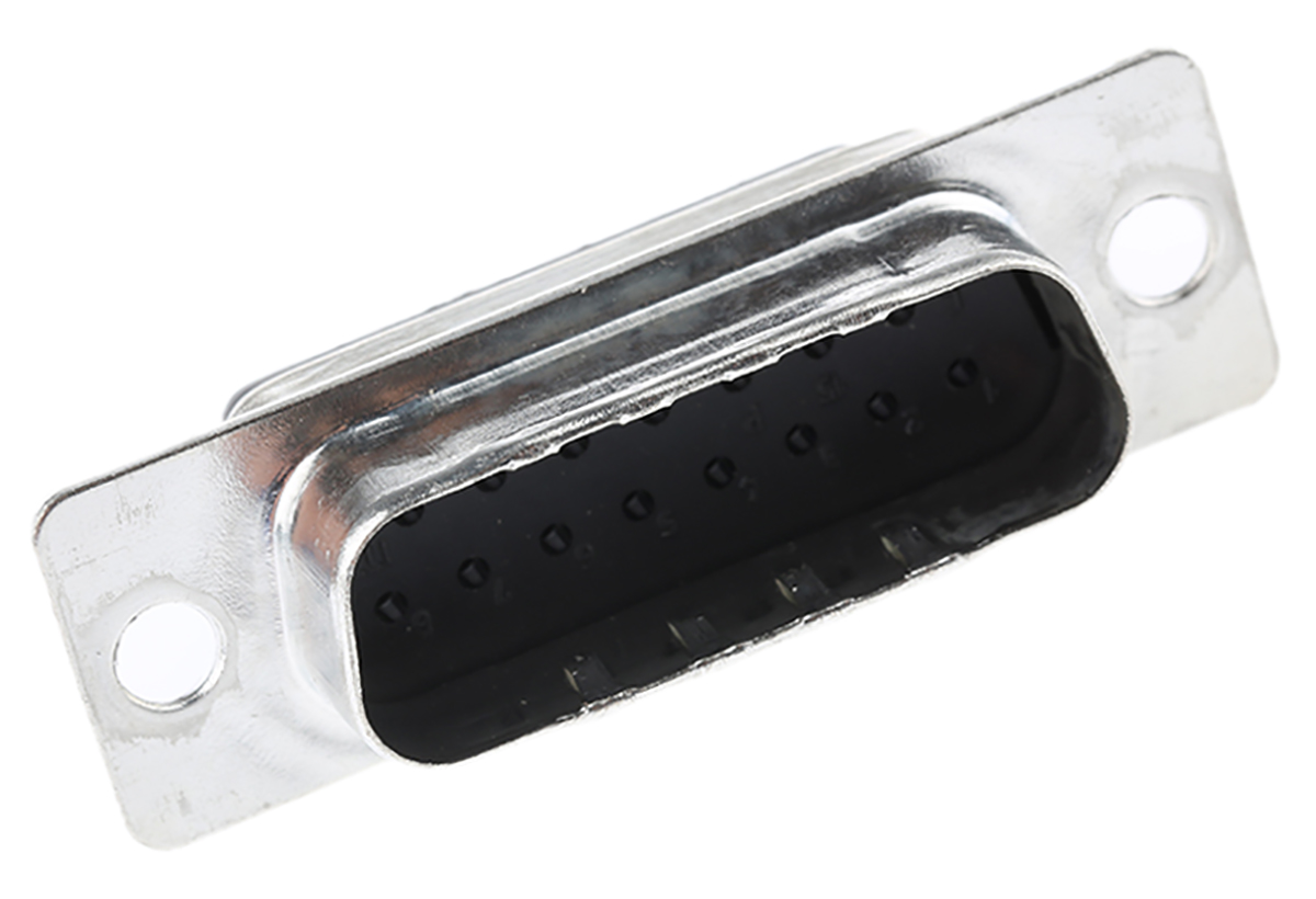 ITT Cannon D*U 15 Way Cable Mount D-sub Connector Plug
