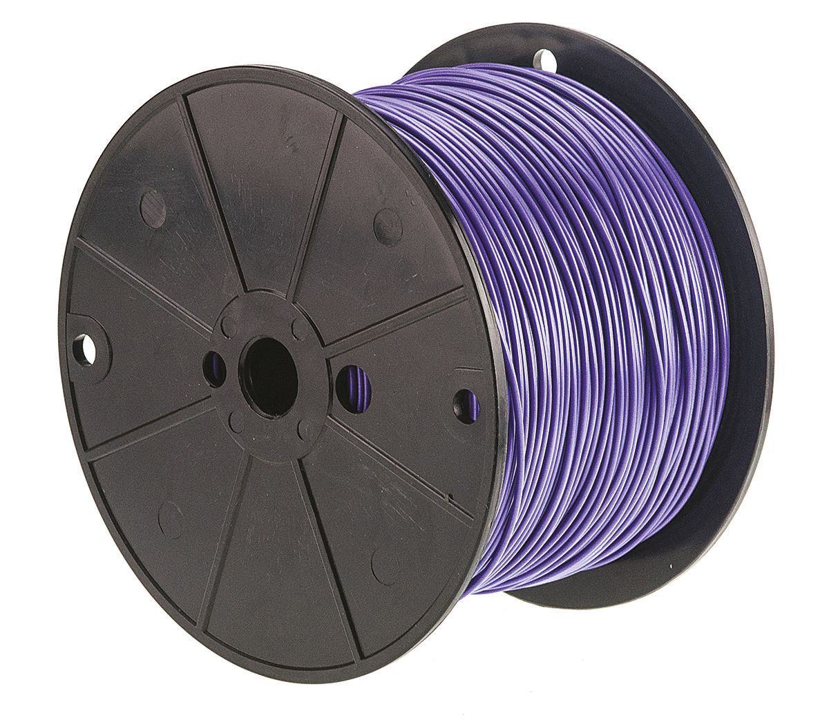 Alpha Wire Hook-up Wire PVC Series Purple 0.81 mm² Hook Up Wire, 18 AWG, 16/0.25 mm, 305m, PVC Insulation, 3055 VI001