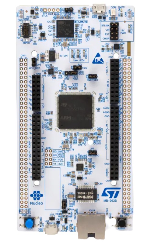 STMicroelectronics SMPS, STM32 Nucleo-144 Development Board With STM32H755ZI MCU, ST Zio And Morpho Connectivity,