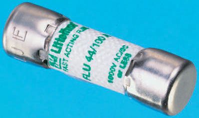Littelfuse 125mA F Melamine Cartridge Fuse, 10 x 38mm