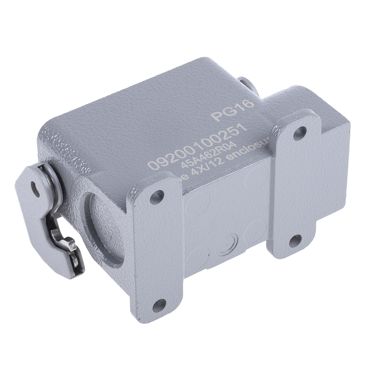 HARTING Han A Heavy Duty Power Connector Housing, 1 Contacts