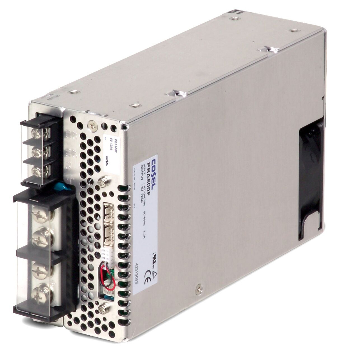 Cosel Switching Power Supply, PBA600F-12, 12V dc, 53A, 636W, 1 Output, 120 → 350 V dc, 85 → 264 V ac