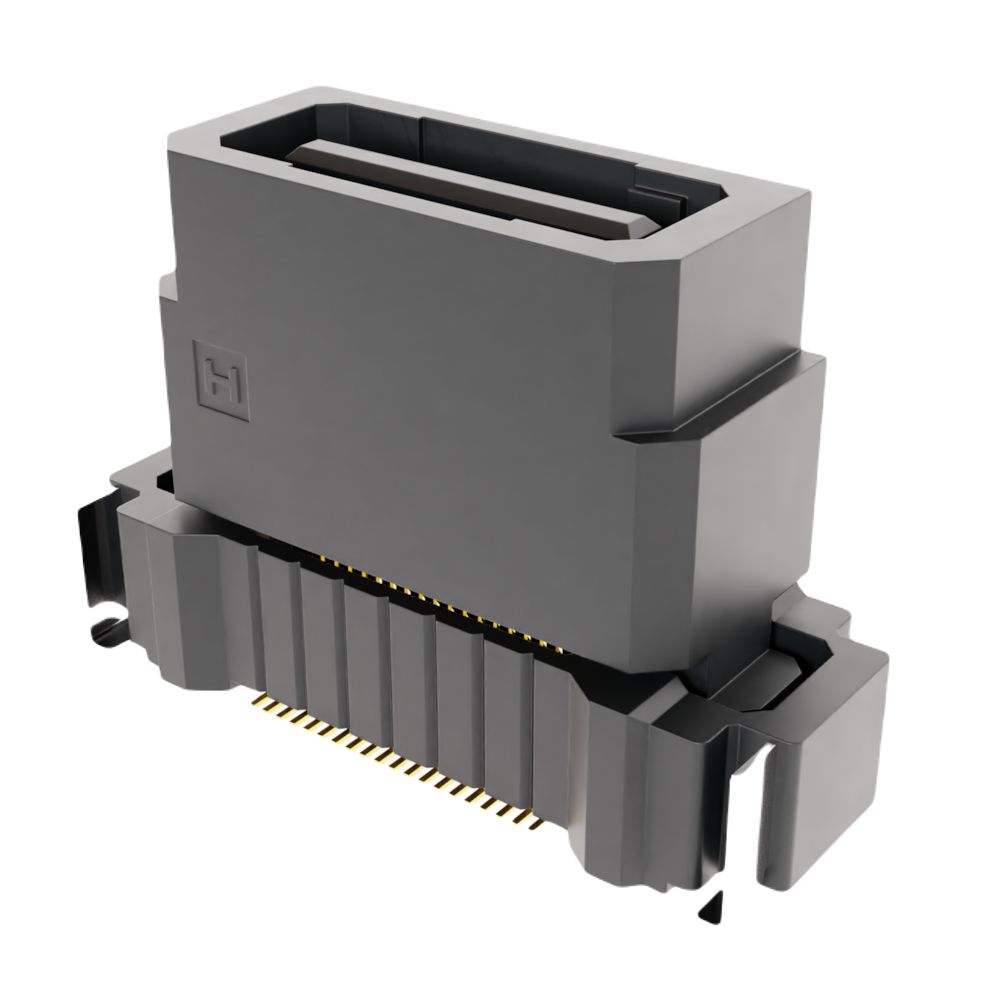 HARWIN FLECTO Series Vertical Surface PCB Header, 40 Contact(s), 0.5 mm Pitch, 2 Row, Shrouded