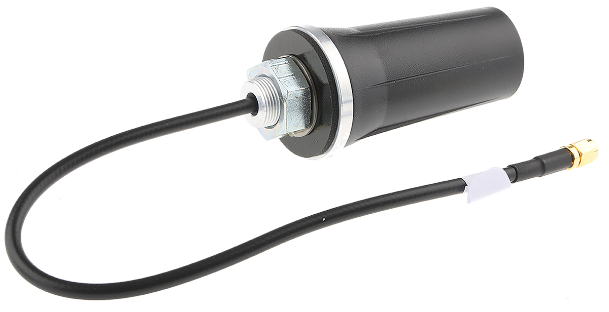 Mobilemark RM-WHF-3C-BLK-12 Stubby WiFi Antenna with SMA Connector, WiFi (Dual Band)