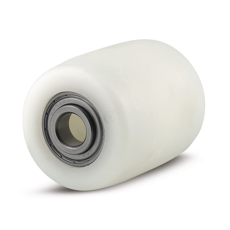 Tente White Polyamide Low Roll Resistence Trolley Wheel, 1200kg