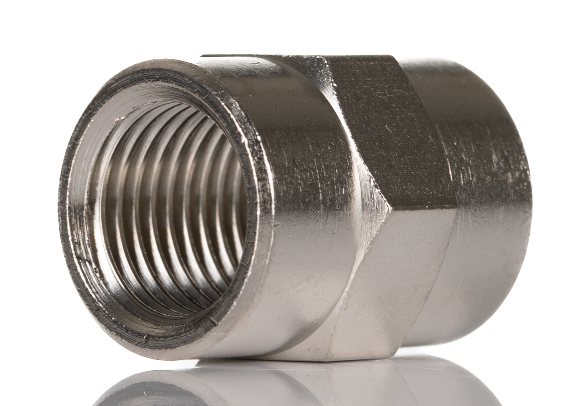 Legris LF3000 Series Straight Threaded Adaptor, G 1/4 Female to G 1/4 Female, Threaded Connection Style