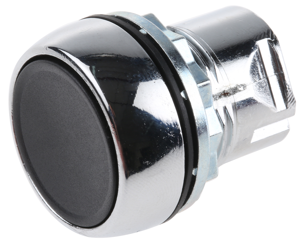 Allen Bradley 800F Series Black Momentary Push Button Head, 22mm Cutout, IP65