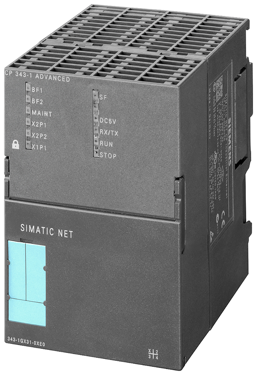 Siemens 6GK7343 Series PLC Expansion Module for Use with SIMATIC S7-300, RJ45, Digital