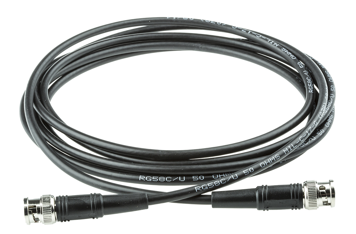 Atem 205-2121 Series, 3 m, RG58C/U Coaxial, Terminated 50 Ω