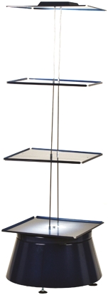 Raaco Empty Cabinet Turntable, Steel, 1600mm x 680mm x 680mm, Blue