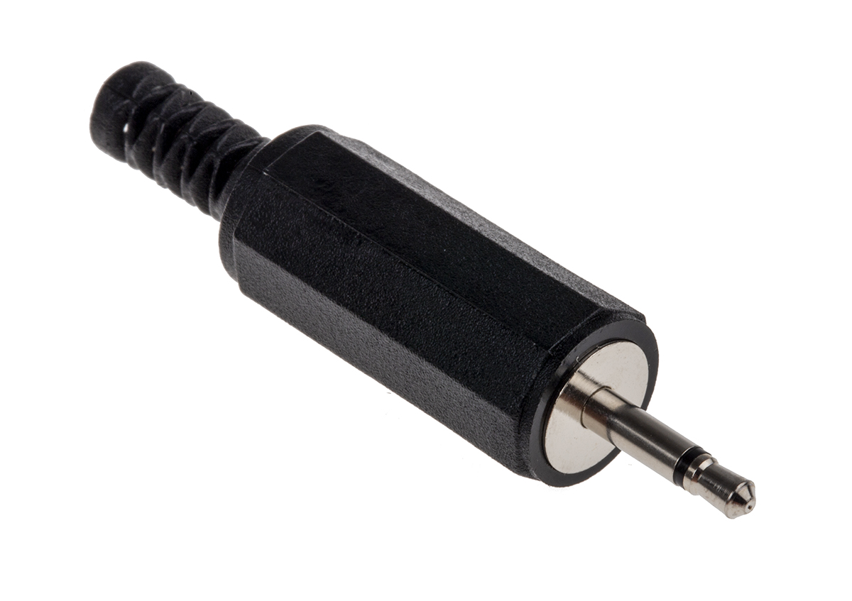 RS PRO Jack Connector 2.5 mm Cable Mount Mono Plug