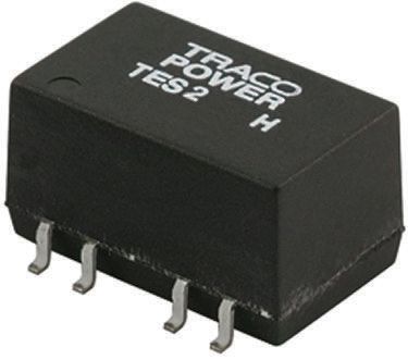 TRACOPOWER TES 2H DC-DC Converter, 12V dc/ 165mA Output, 4.5 → 5.5 V dc Input, 2W, Through Hole, +85°C Max Temp