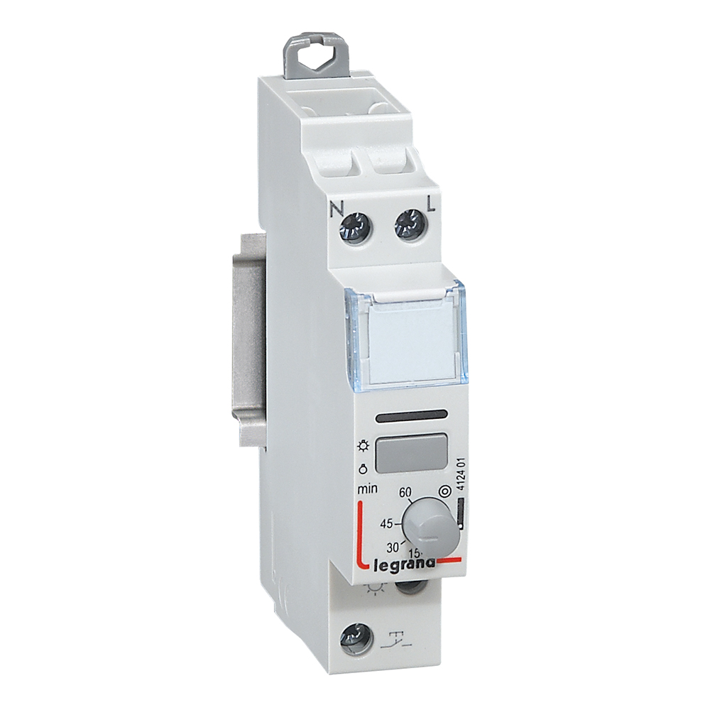 Legrand DIN Rail Mount Timer Relay, 250V ac, 1-Contact, 5 → 60min, SPST