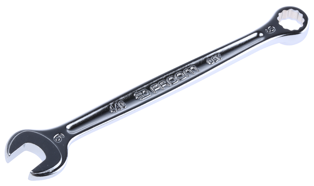 Facom 440 Series Combination Spanner, 9mm, Metric, Double Ended, 138 mm Overall