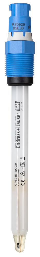 Endress+Hauser CPS91E-AA7BHH2 Conductivity Sensor, 0 → 14 pH