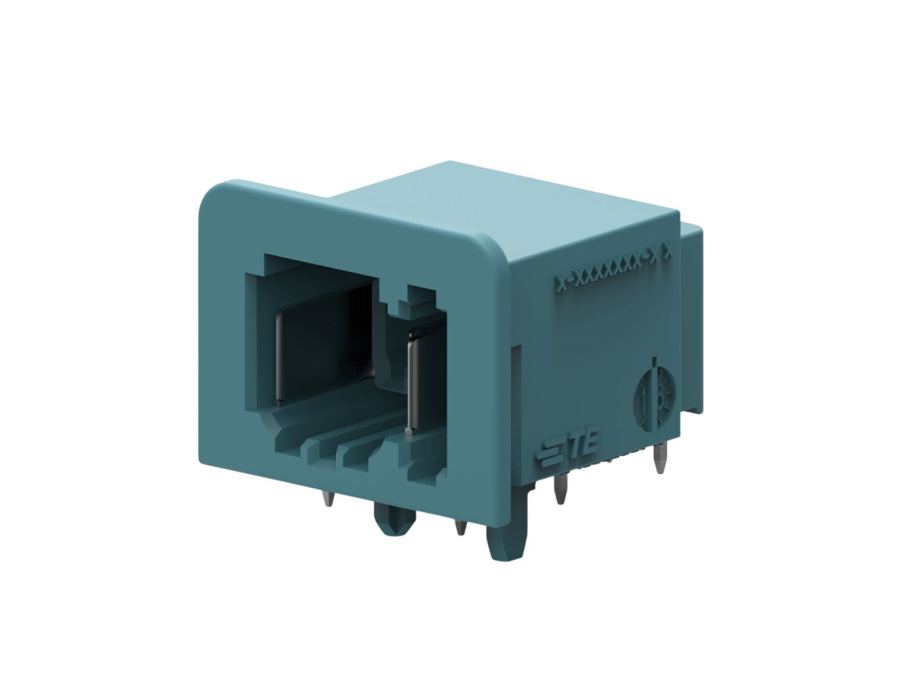 TE Connectivity, MATEnet Header Blue Board Mount 2 Way, PCB Termination 9-2304372-9