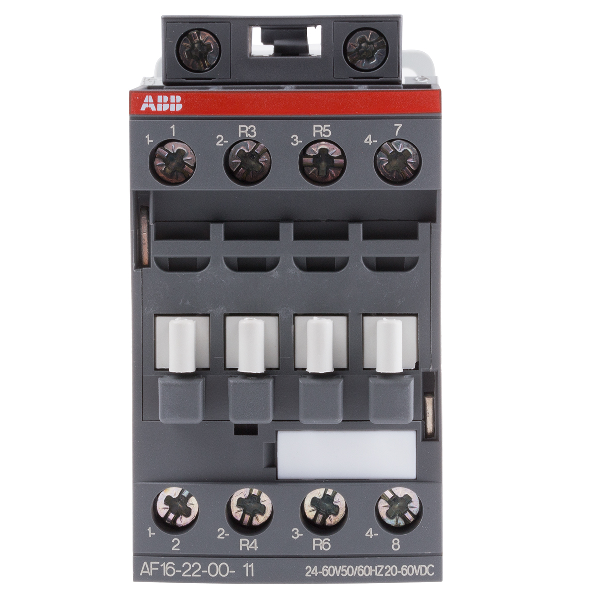 ABB AF16 Contactor, 24 V Coil, 4-Pole, 30 A, 7.5 kW 60 V, 2 NO/2 NC, 690V