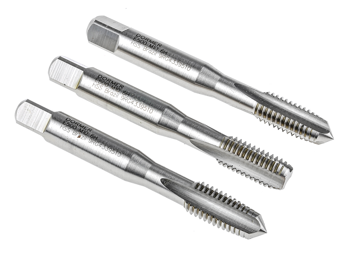 Dormer Tap Set HSS 3-Piece M10 Thread