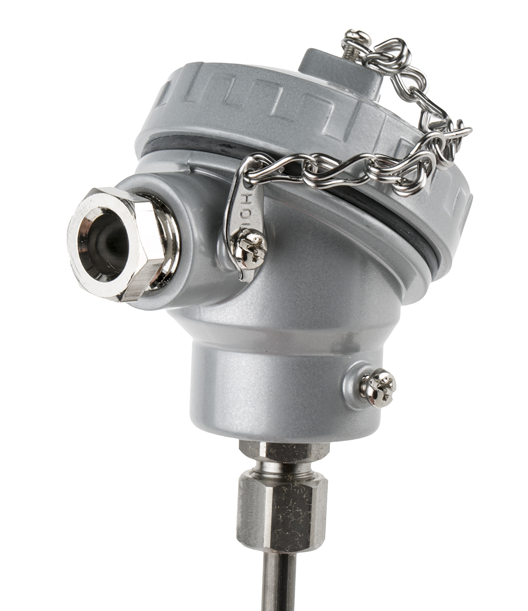 RS PRO Type K Mineral Insulated Thermocouple 150mm Length, 6mm Diameter → +1100°C