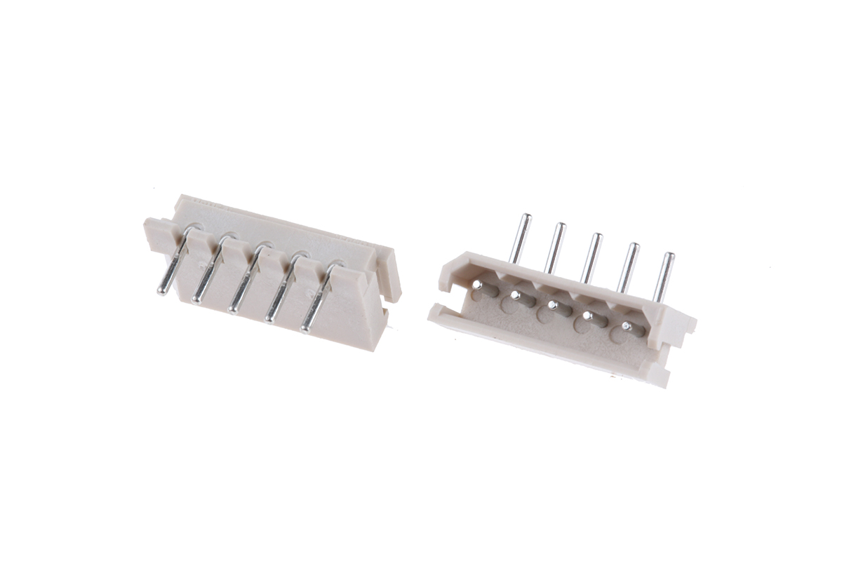 Molex SPOX Series Right Angle Through Hole PCB Header, 5 Contact(s), 2.5 mm Pitch, 1 Row, Shrouded