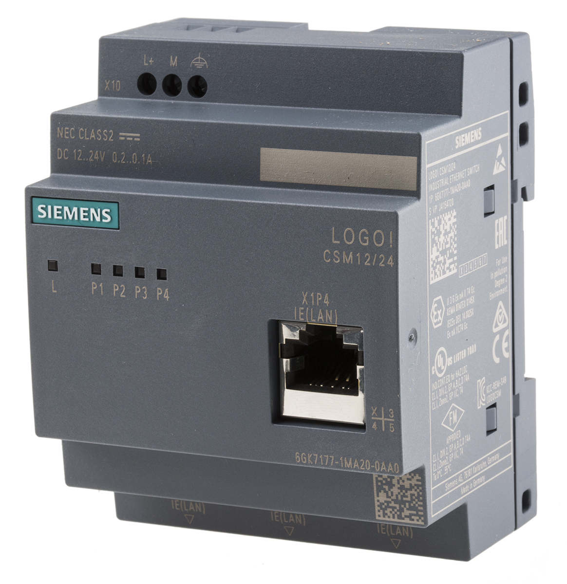 Siemens LOGO! 8 Series Digital Output Module for Use with LOGO Series, Digital, 12 → 24 V dc