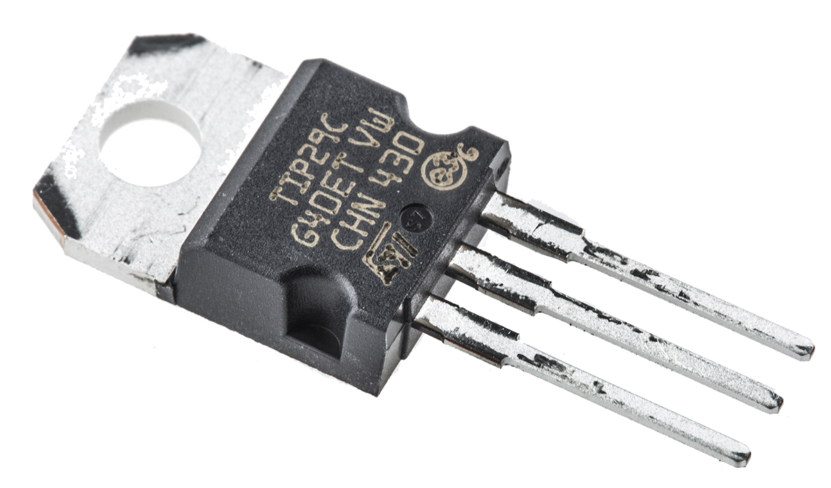 STMicroelectronics TIP29C NPN Transistor, 1 A, 100 V, 3-Pin TO-220