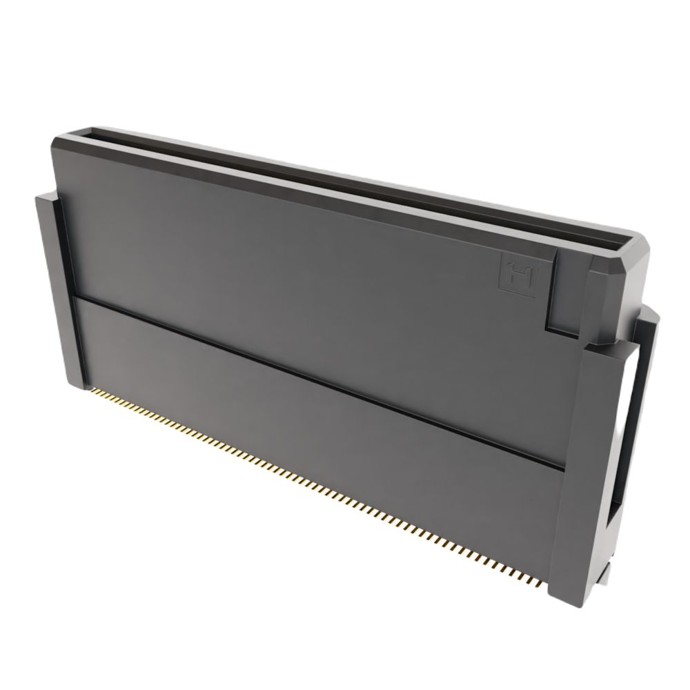 HARWIN FLECTO Series Vertical Surface PCB Header, 140 Contact(s), 0.5 mm Pitch, 2 Row, Shrouded