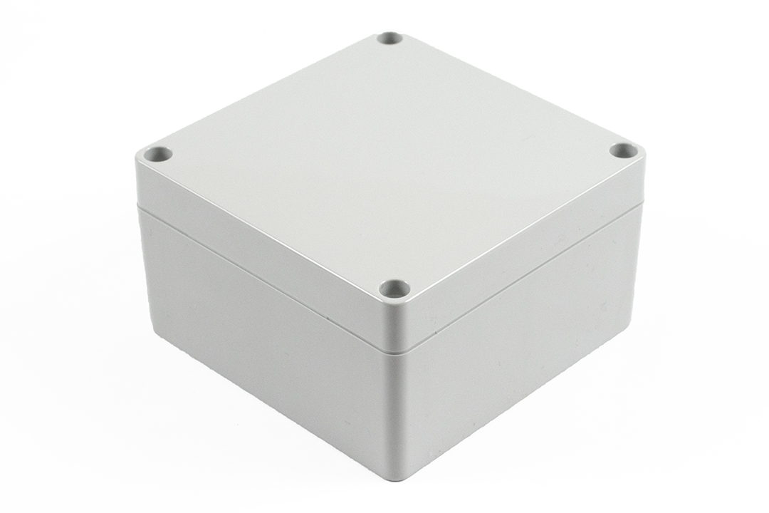 Hammond 1554 Series ABS Enclosure, IP66, 4.13 x 4.13 x 2.36in