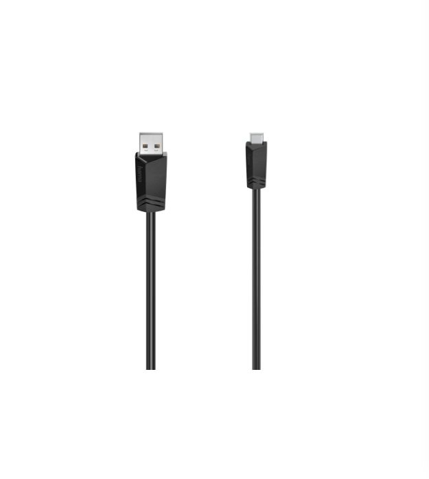 Hama USB 2.0, Male USB A to Male USB B, 480Mbps, 0.8m
