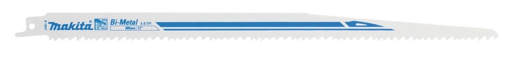 Makita, 5 → 8 Teeth Per Inch Metal, Wood 305mm Cutting Length Reciprocating Saw Blade, Pack of 3