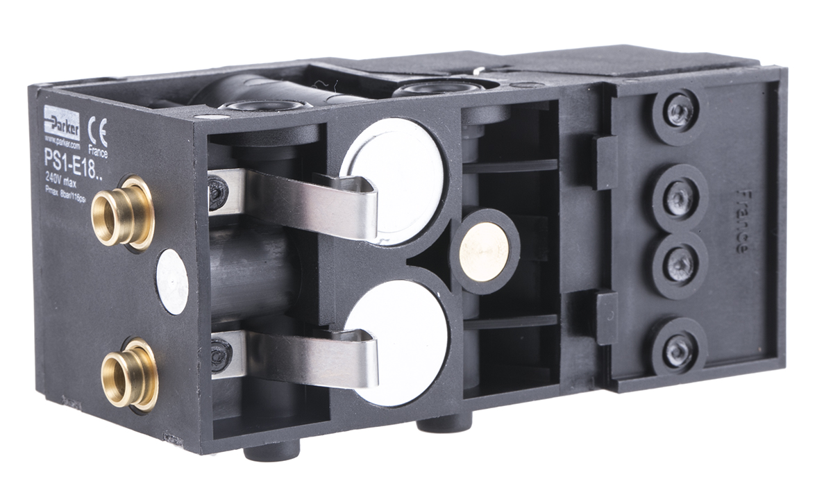 Parker 4/2 Pneumatic Solenoid Valve - Solenoid/Spring PS1 Series