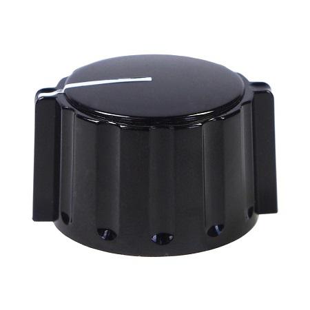 Elma 14.5mm Black Potentiometer Knob for 6.35mm Shaft Round Shaft, 023-3520
