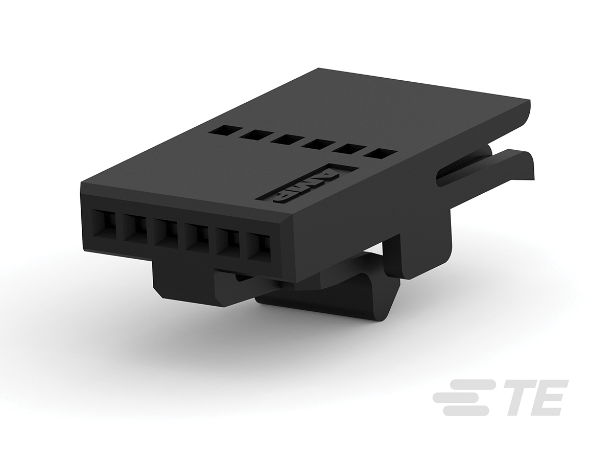 TE Connectivity, FFC Female PCB Connector Housing, 1.27mm Pitch, 6 Way, 1 Row
