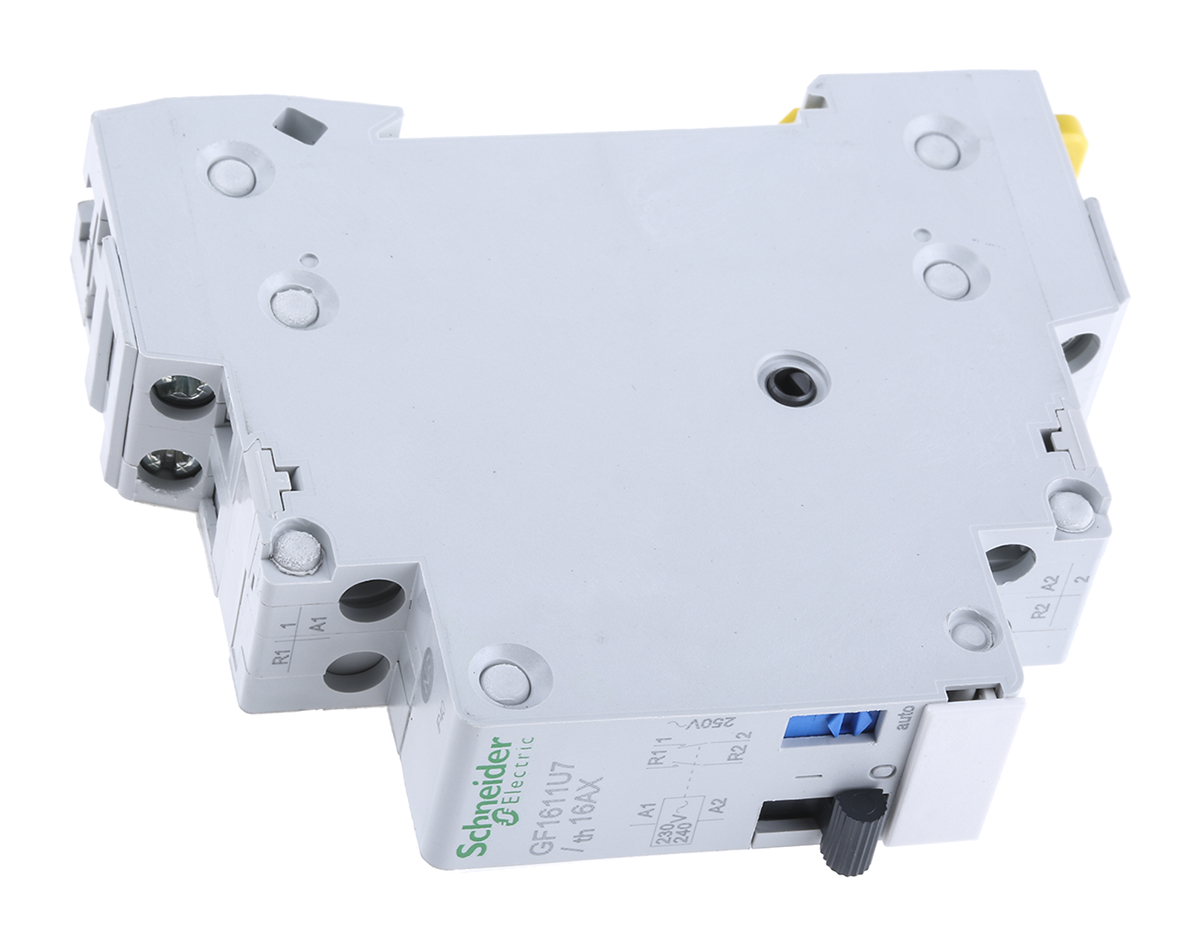 Schneider Electric DIN Rail Power Relay, 110 V dc, 230 → 240V ac Coil, 16A Switching Current, SPDT