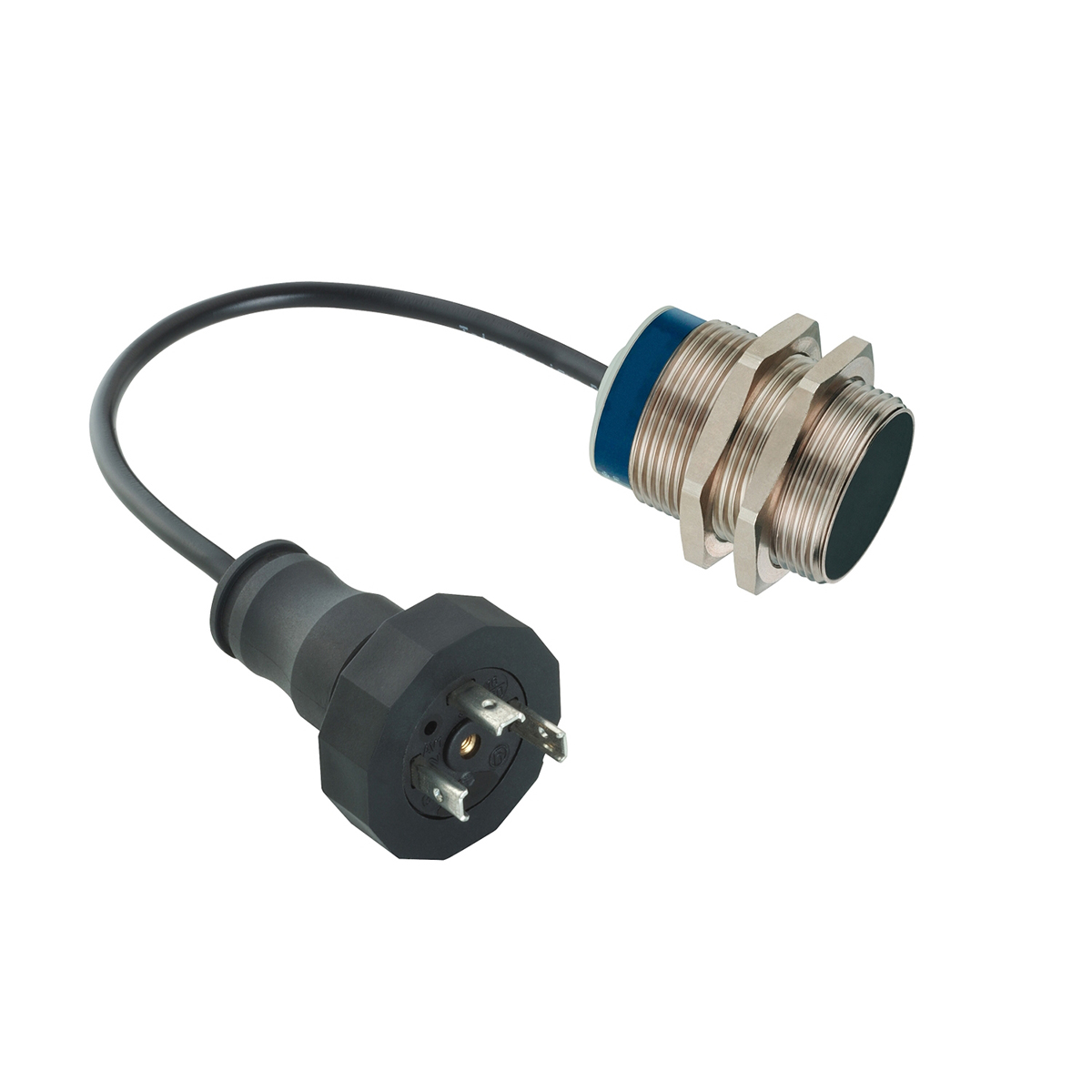 Telemecanique Sensors Inductive Threaded Barrel Proximity Sensor, M30, 15 mm Detection, PNP NO, 10 → 58 V dc, 12