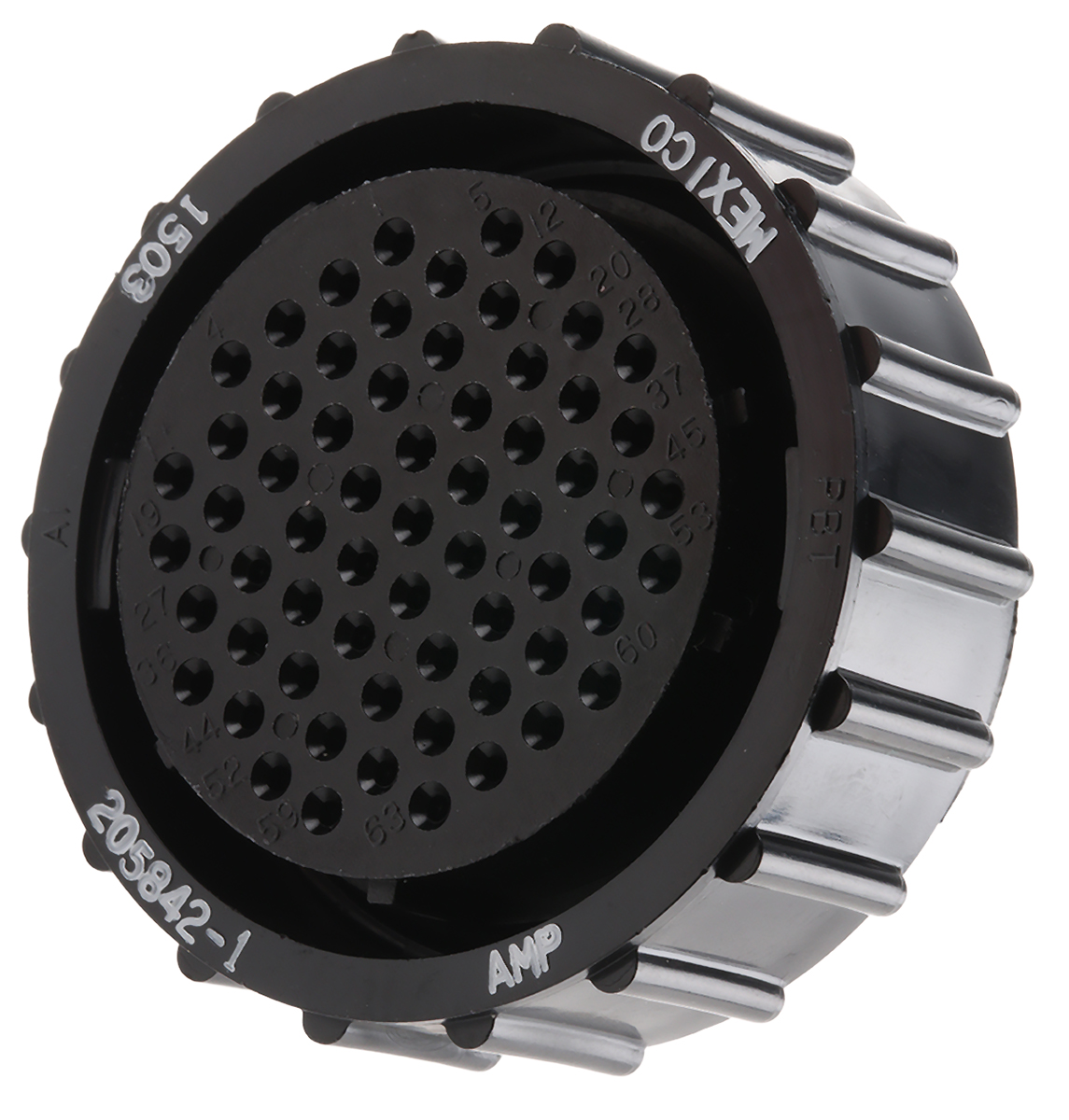 TE Connectivity Circular Connector, 63 Contacts, Cable, Standard Connector, Plug, Female, CPC Series