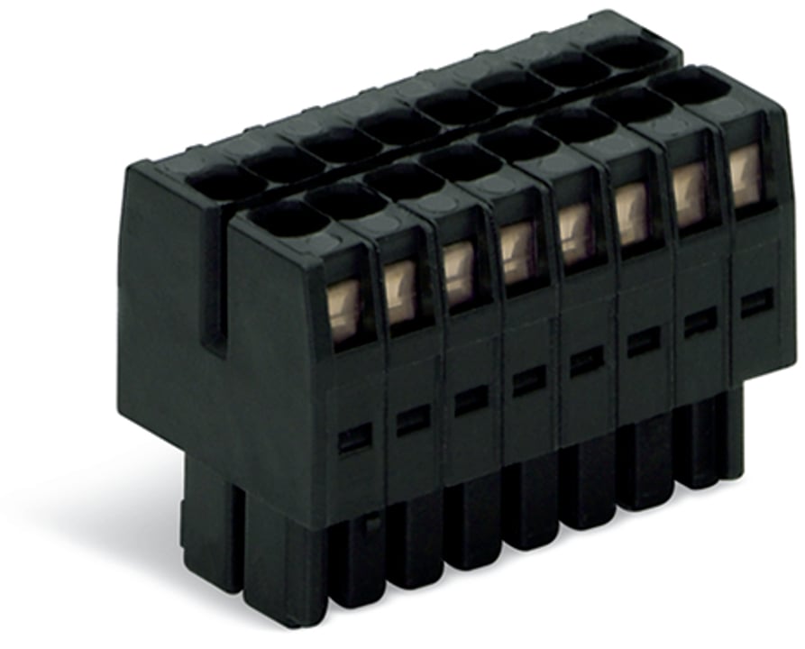 WAGO 713 Series Series Connector, 16P-Pole, Female, 16-Way, 10A