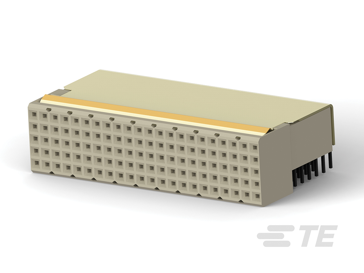 TE Connectivity, ZPACK 2mm Pitch Hard Metric Type B Backplane Connector, Female, Right Angle, 22 Column, 5 Row, 110