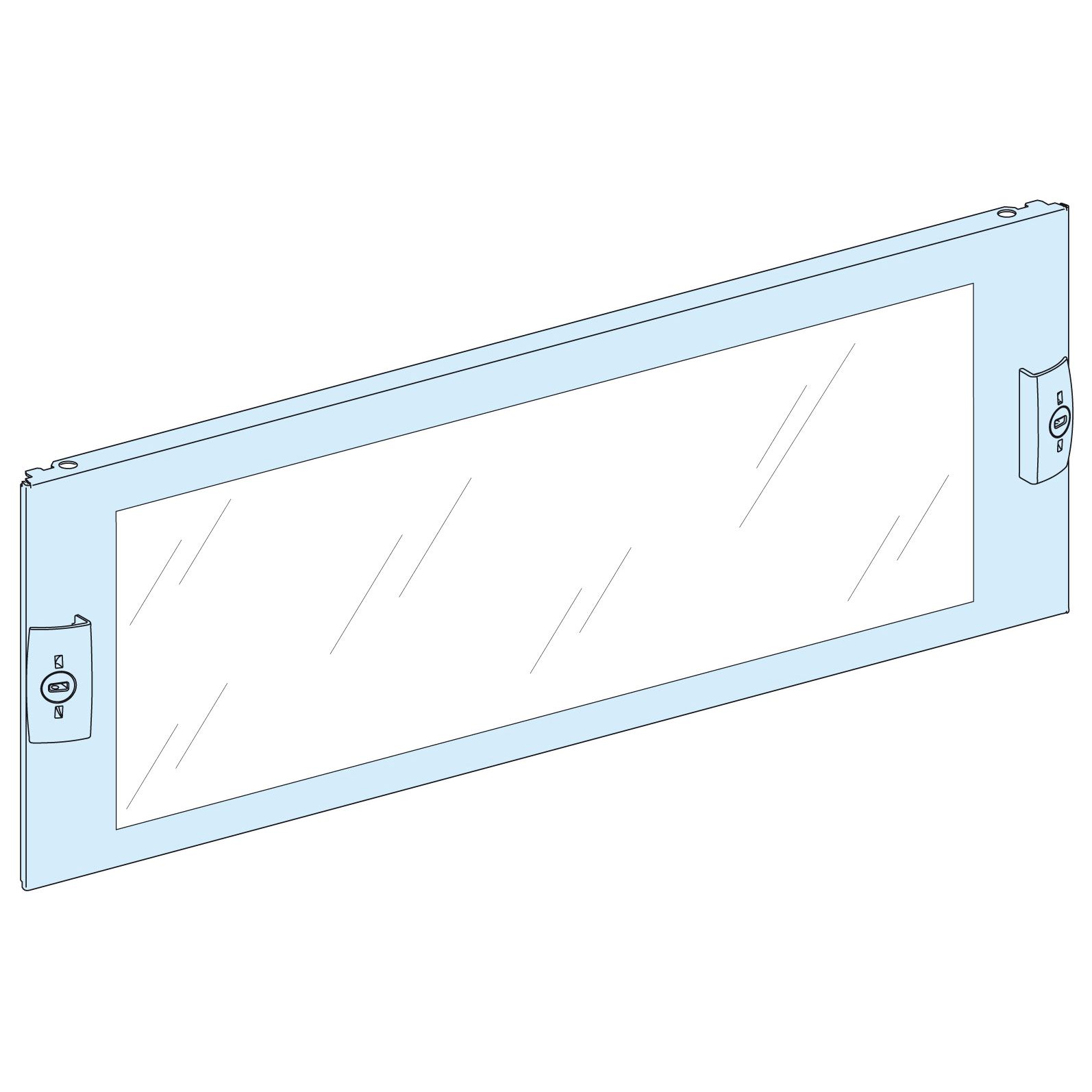 Schneider Electric PrismaSeT Series Glass Front Plate for Use with PrismaSeT PrismaSeT G Enclosure, PrismaSeT PrismaSeT