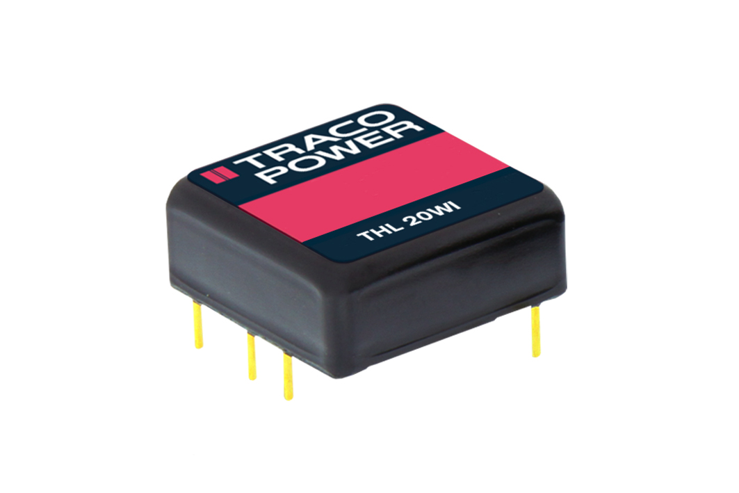 TRACOPOWER THL 20WI DC-DC Converter, 5V dc/ 4A Output, 9 → 36 V dc Input, 20W, Through Hole, +85°C Max Temp