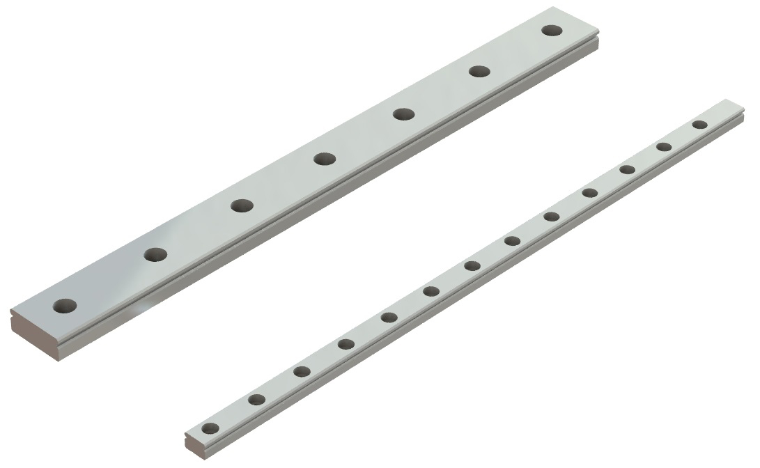 RS PRO MGN Series, Linear Guide Rail 9mm width 395mm Length