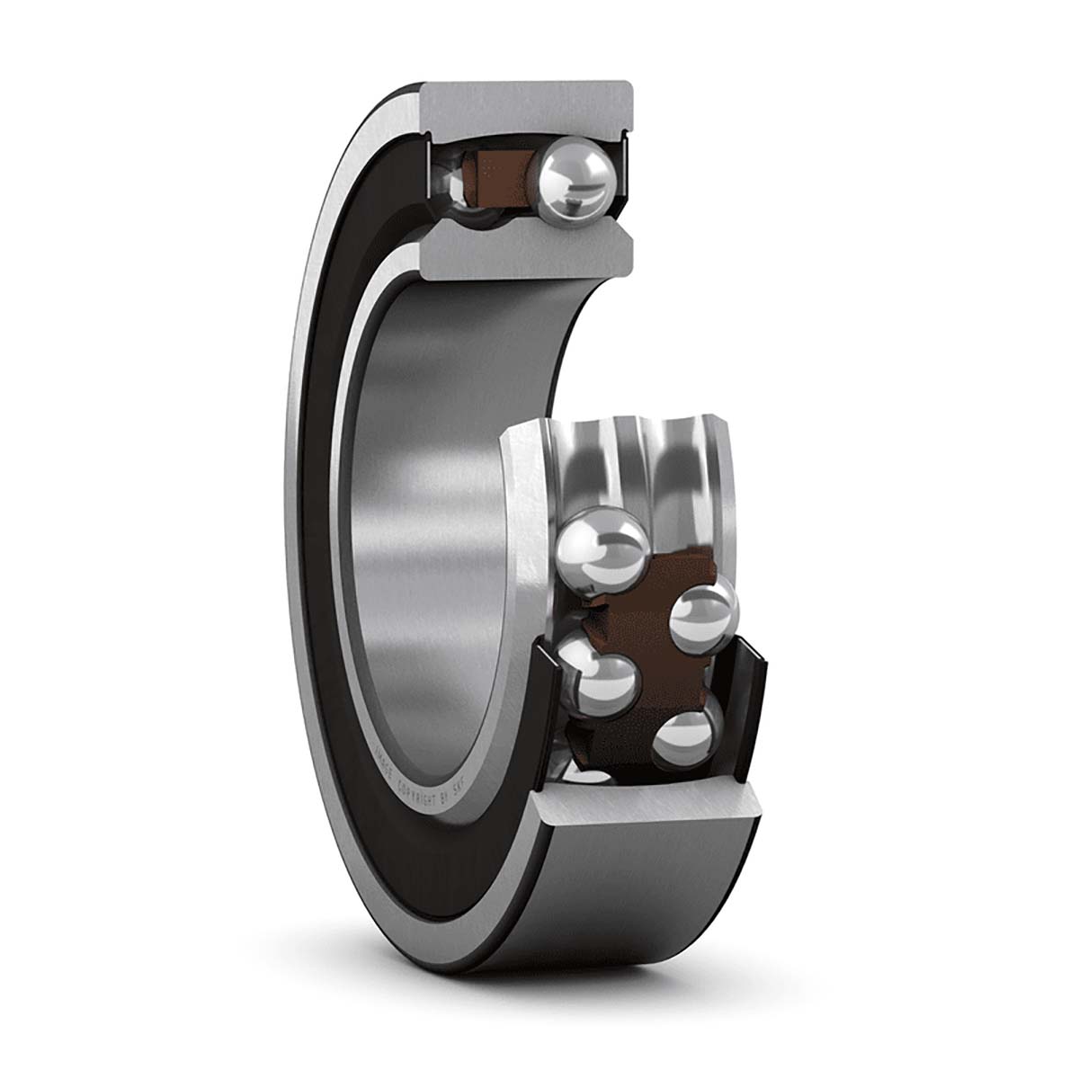 SKF 2208 E-2RS1KTN9 40 mm ID 2 Row Ball Bearing -, 80 mm OD