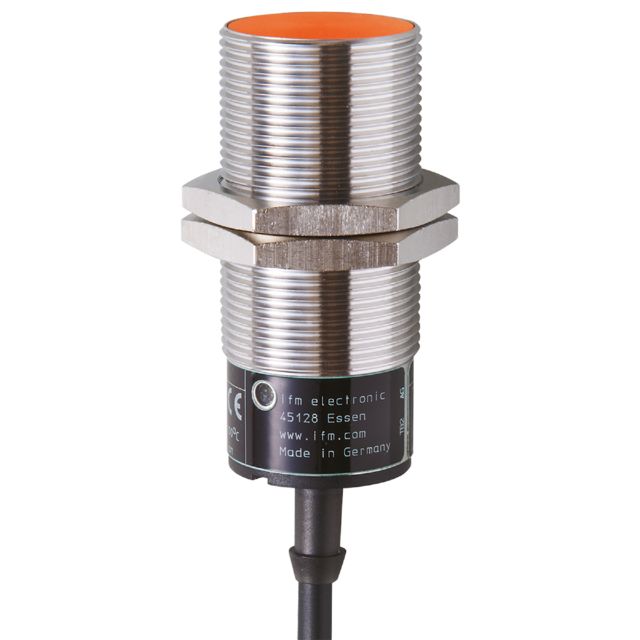 ifm electronic Inductive Threaded Barrel Proximity Sensor, M30, 10 mm Detection, PNP NO+NC, 10 → 36 V dc
