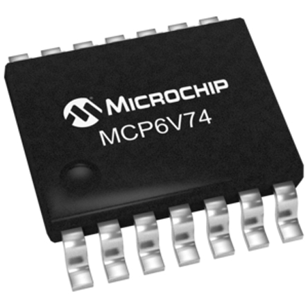MCP6V74-E/ST Microchip, Operational Amplifier, 2 MHz, 14-Pin 5.5 V TSSOP