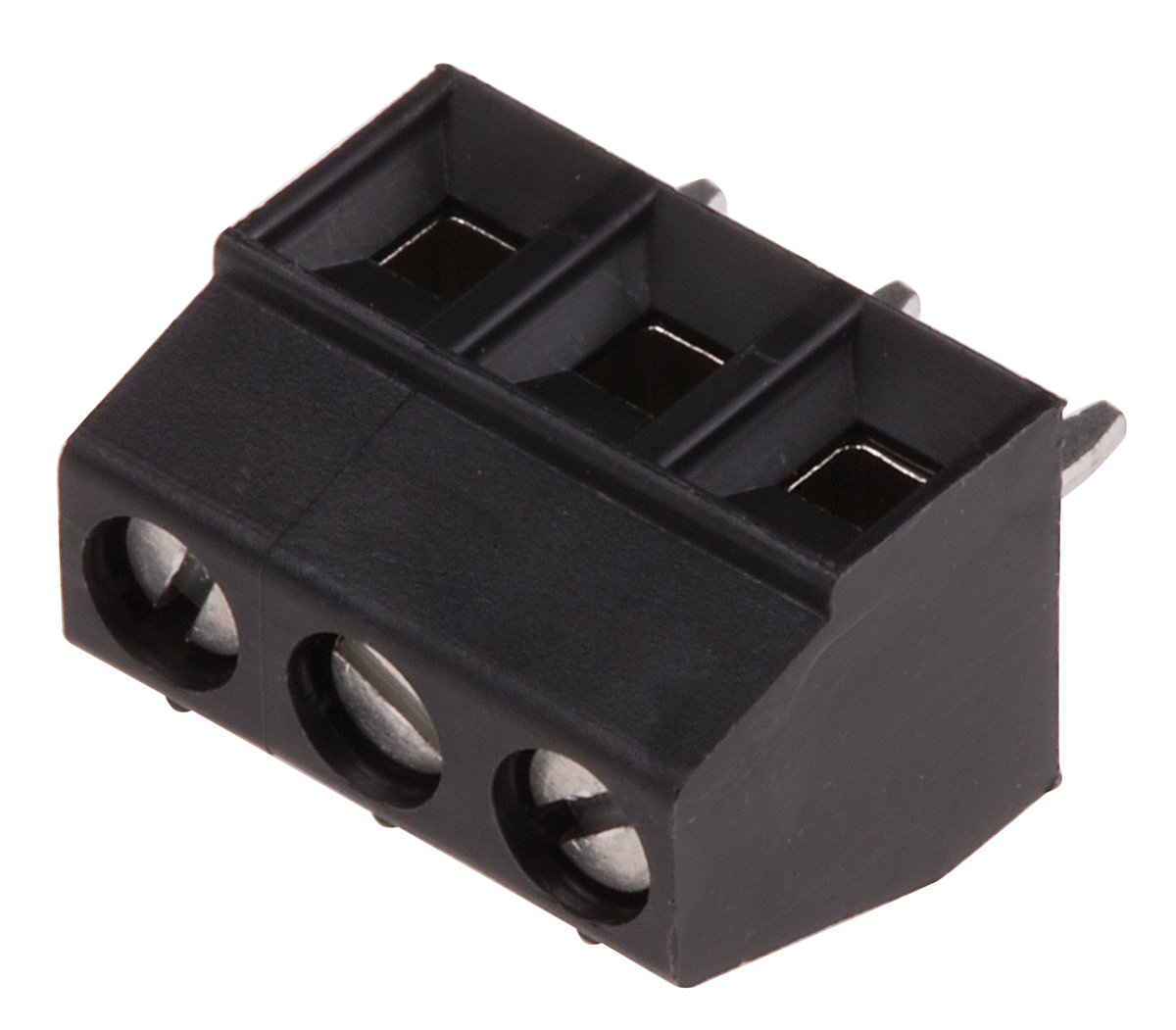 Phoenix Contact MKDS 1/3-3.81 HT BK Series PCB Terminal Block, 3.81mm Pitch, Through Hole Mount, Solder Termination