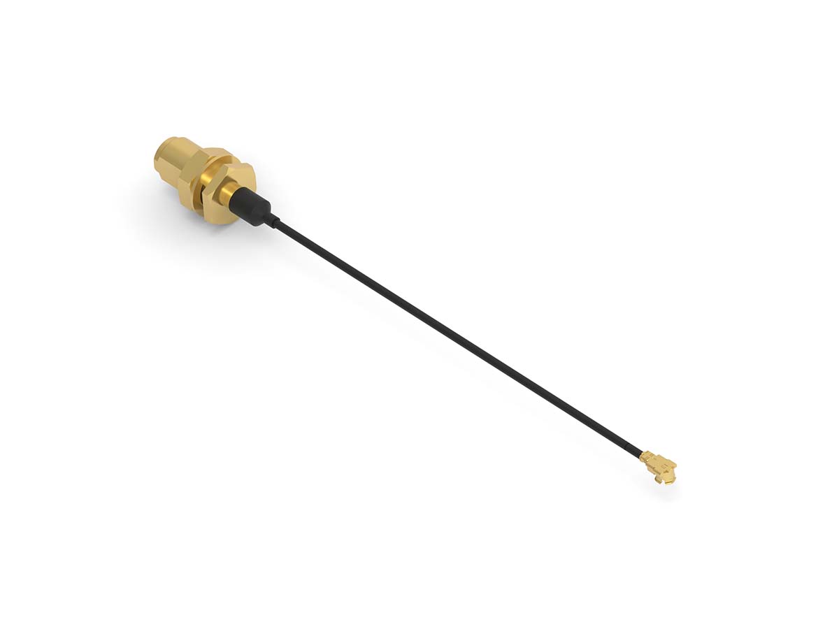 TE Connectivity 2016693 Series, 100 mm, RF Coaxial, Terminated 50 Ω