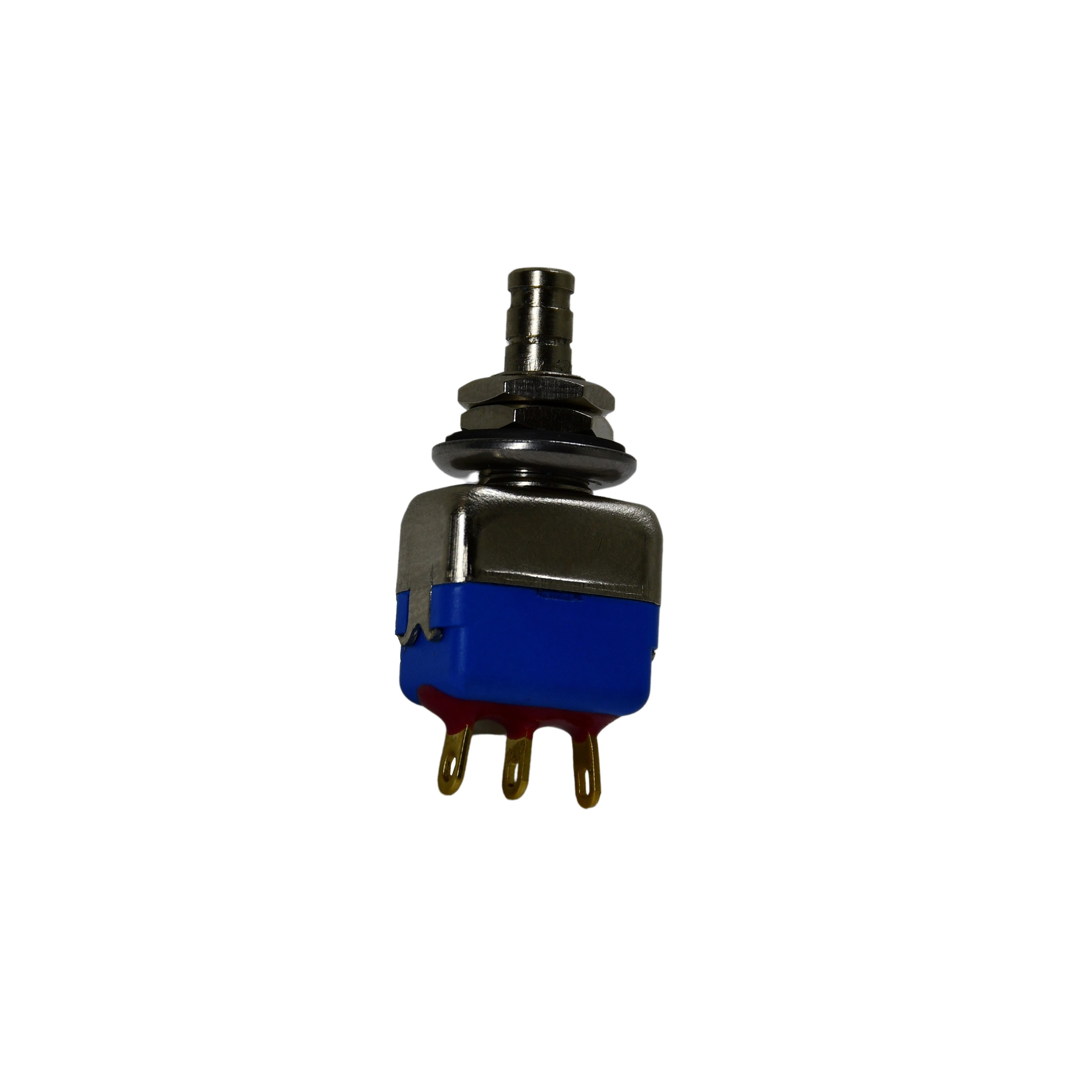 APEM 1300 Series Series Push Button Switch, On-(On), Panel Mount, 6.35mm Cutout, SPST, 30V dc